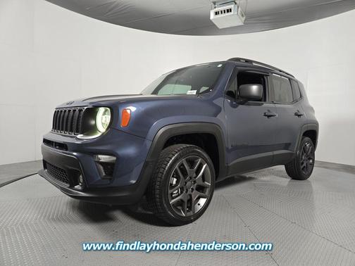 Slate Blue Pearlcoat 2021 Jeep Renegade Latitude