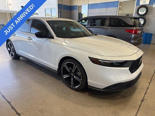 Diamond White 2023 Honda Accord Hybrid Sport