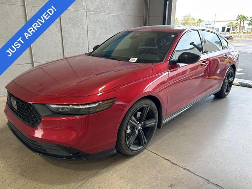Radiant Red Metallic 2024 Honda Accord Hybrid Sport-L