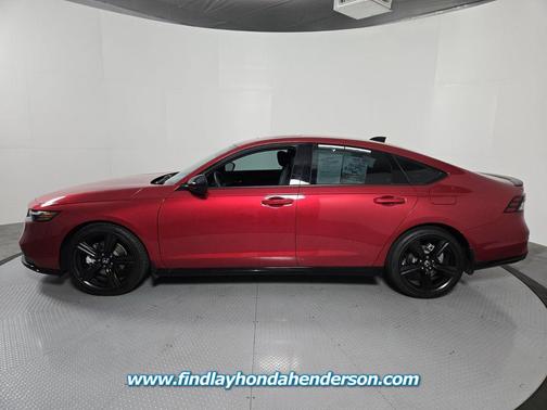 Radiant Red Metallic 2024 Honda Accord Hybrid Sport-L