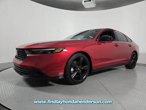 Radiant Red Metallic 2024 Honda Accord Hybrid Sport-L