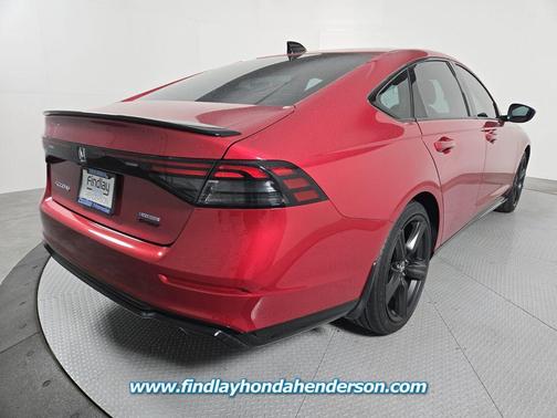 Radiant Red Metallic 2024 Honda Accord Hybrid Sport-L