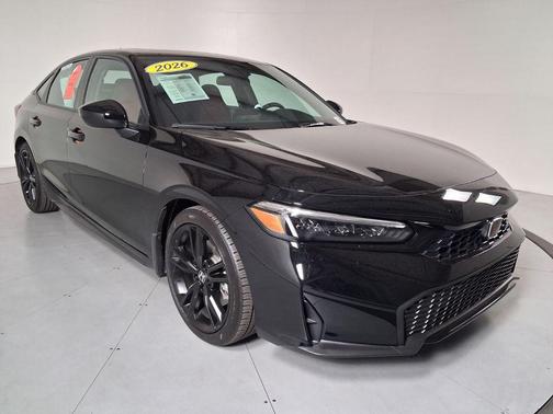 Crystal Black Pearl 2026 Honda Civic Si Base