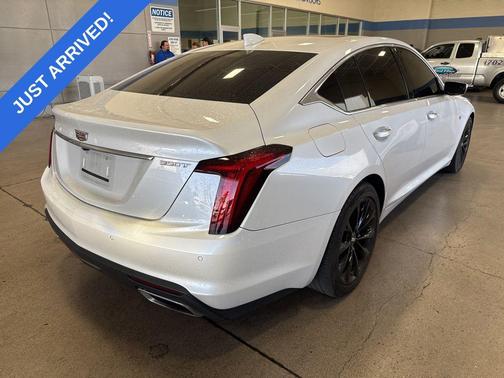 Crystal White Tricoat 2023 Cadillac CT5 Premium Luxury