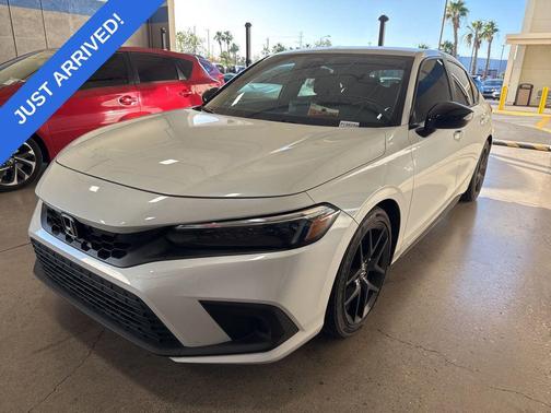 Platinum White Pearl 2023 Honda Civic Sport
