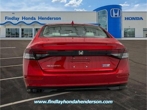 Radiant Red Metallic 2025 Honda Accord Hybrid Touring