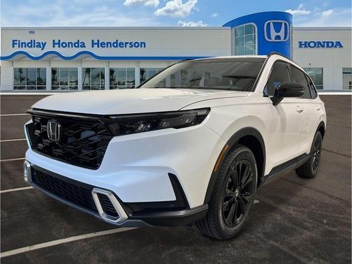 Platinum White Pearl 2026 Honda CR-V Hybrid Sport Touring AWD