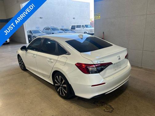 Platinum White 2023 Honda Civic EX