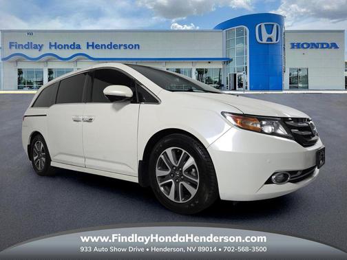 White Diamond Pearl 2016 Honda Odyssey Touring