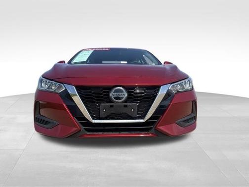 Scarlet Ember 2021 Nissan Sentra SV