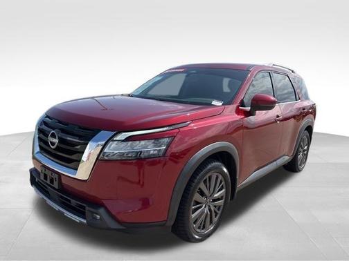 Scarlet Ember 2022 Nissan Pathfinder SL