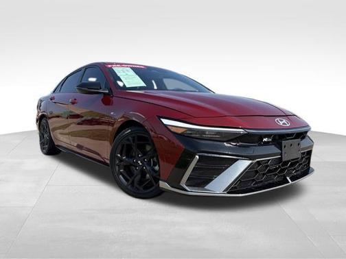 Red 2024 Hyundai ELANTRA N Line