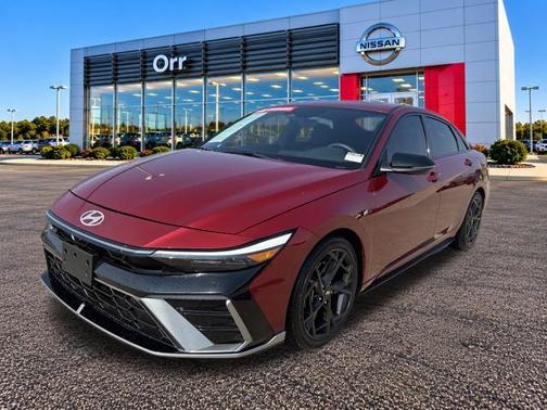 Red 2024 Hyundai ELANTRA N Line