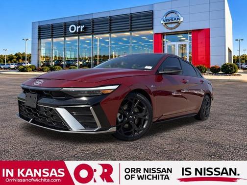 Red 2024 Hyundai ELANTRA N Line