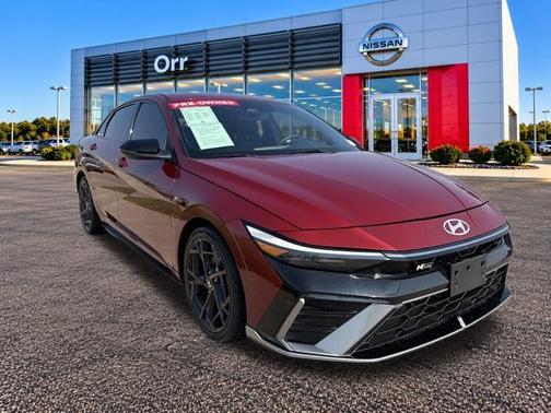 Red 2024 Hyundai ELANTRA N Line