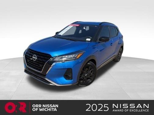 Electric Blue Metallic 2023 Nissan Kicks SR