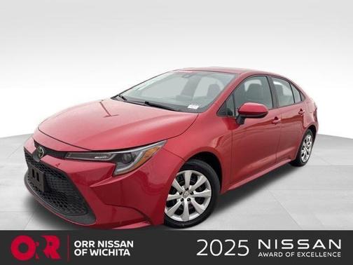 Barcelona Red Metallic 2021 Toyota Corolla LE