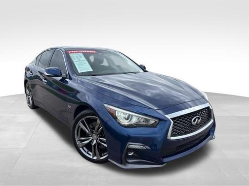 Gray 2019 INFINITI Q50 3.0t Signature Edition