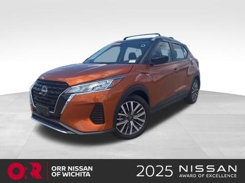 Monarch Orange / Super Black 2024 Nissan Kicks SV