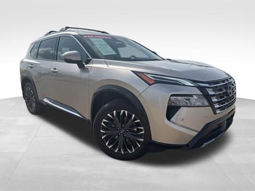 Champagne Silver 2025 Nissan Rogue Platinum