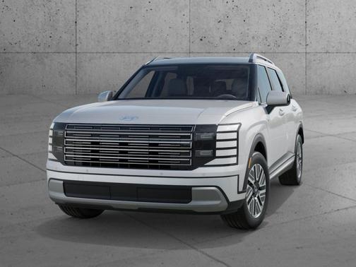 Creamy White Pearl 2026 Hyundai Palisade Hybrid Blue SEL 8P
