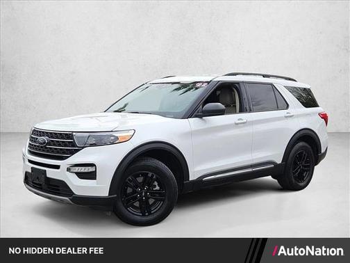 White 2022 Ford Explorer XLT