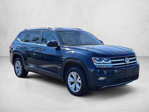 Tourmaline Blue Metallic 2018 Volkswagen Atlas 3.6L SE
