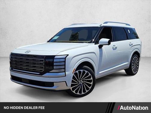 Creamy White Pearl 2026 Hyundai Palisade Hybrid Calligraphy