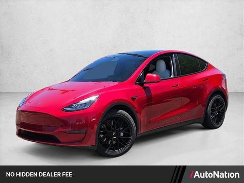 Red Multi-Coat 2020 Tesla Model Y Long Range Dual Motor All-Wheel Drive