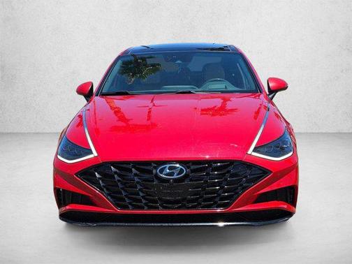 Calypso Red 2020 Hyundai SONATA Limited