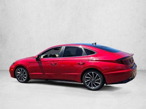 Calypso Red 2020 Hyundai SONATA Limited