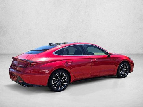 Calypso Red 2020 Hyundai SONATA Limited