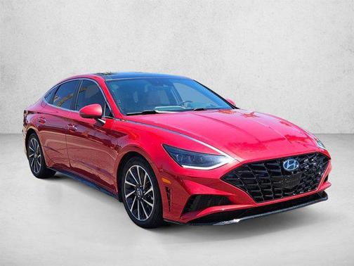 Calypso Red 2020 Hyundai SONATA Limited