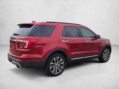 Ruby Red Metallic Tinted Clearcoat 2017 Ford Explorer Platinum
