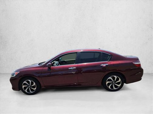 Red 2017 Honda Accord EX-L