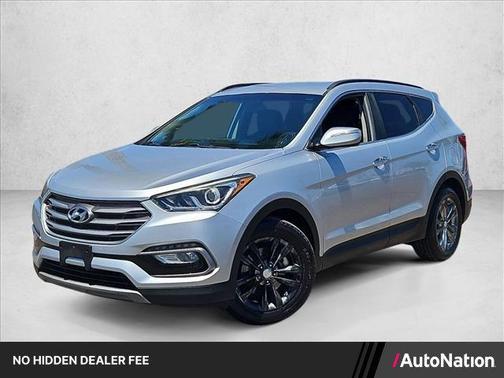 Sparkling Silver 2017 Hyundai Santa Fe Sport 2.0L Turbo