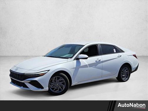Serenity White 2026 Hyundai ELANTRA HEV Blue