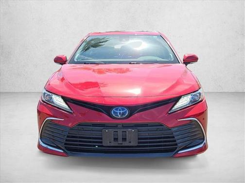 Supersonic Red 2023 Toyota Camry Hybrid XLE