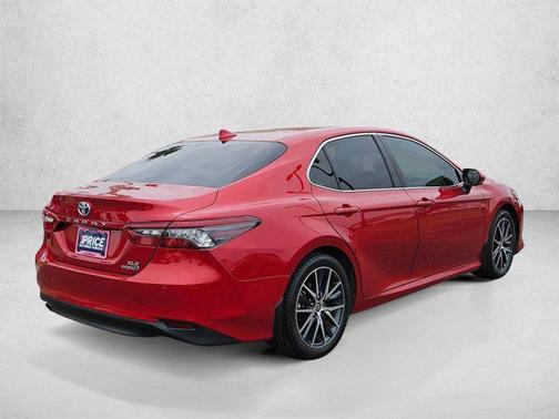 Supersonic Red 2023 Toyota Camry Hybrid XLE