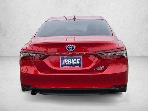 Supersonic Red 2023 Toyota Camry Hybrid XLE
