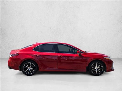 Supersonic Red 2023 Toyota Camry Hybrid XLE
