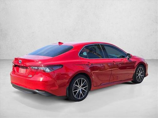 Supersonic Red 2023 Toyota Camry Hybrid XLE
