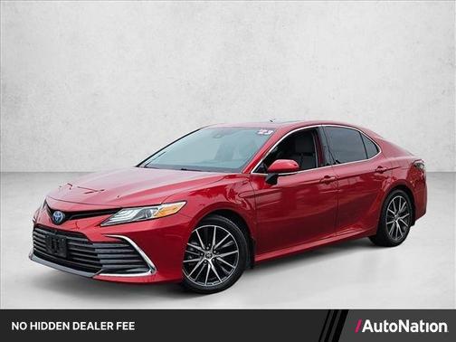 Supersonic Red 2023 Toyota Camry Hybrid XLE