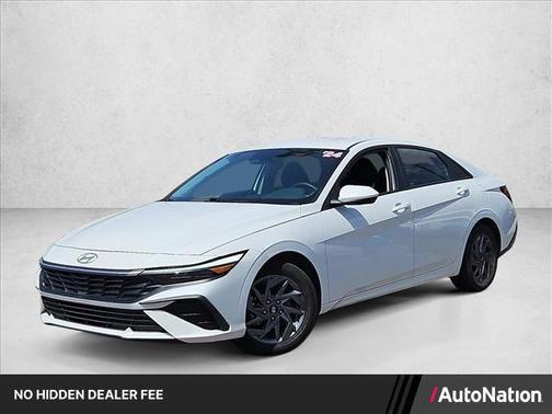 Serenity White 2024 Hyundai ELANTRA SEL