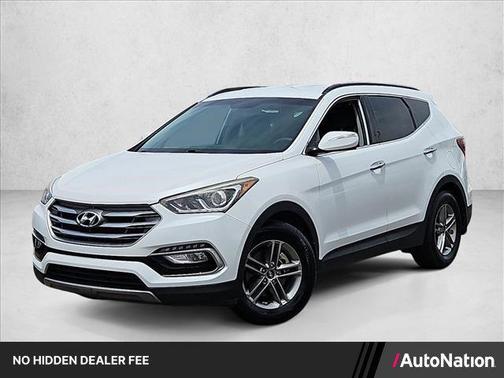 Pearl White 2018 Hyundai Santa Fe Sport 2.4L