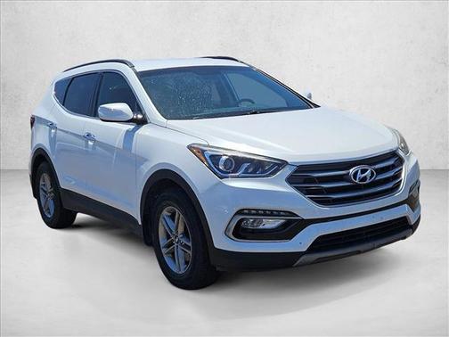 Pearl White 2018 Hyundai Santa Fe Sport 2.4L
