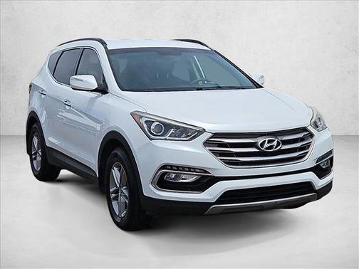 Pearl White 2018 Hyundai Santa Fe Sport 2.4L