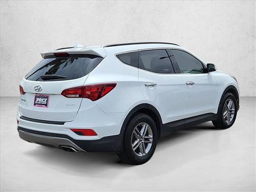 Pearl White 2018 Hyundai Santa Fe Sport 2.4L