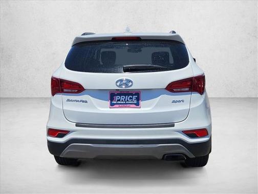 Pearl White 2018 Hyundai Santa Fe Sport 2.4L