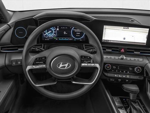 Amazon Gray 2026 Hyundai ELANTRA HEV Blue